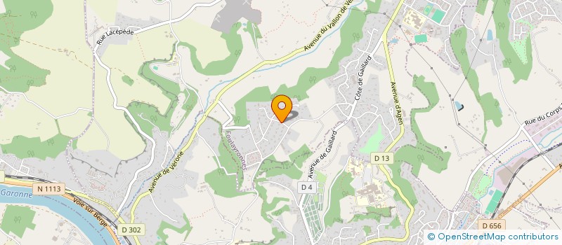 localisation de l'entreprise SV COMPETITION 47  FOULAYRONNES