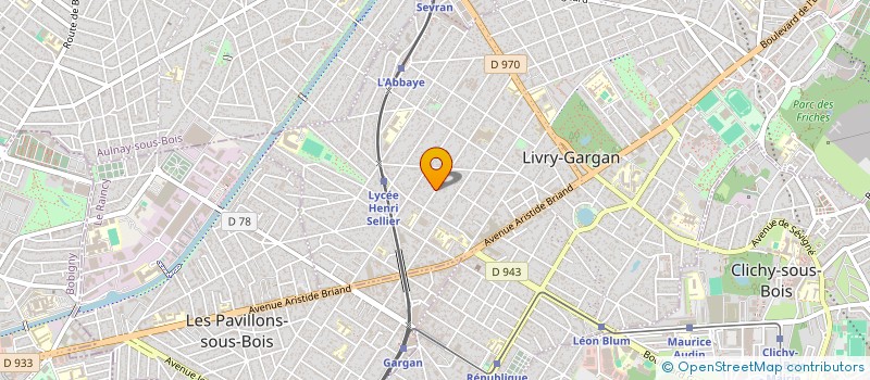 localisation de l'entreprise SV CONSTRUCT à LIVRY-GARGAN