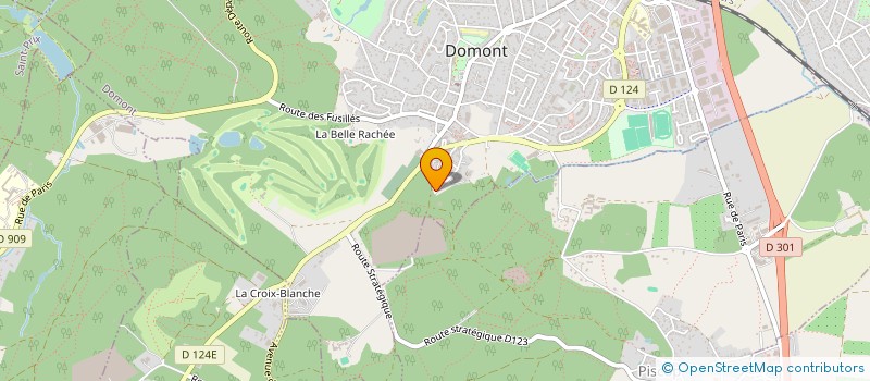 localisation de l'entreprise SV CONSTRUCTION  DOMONT