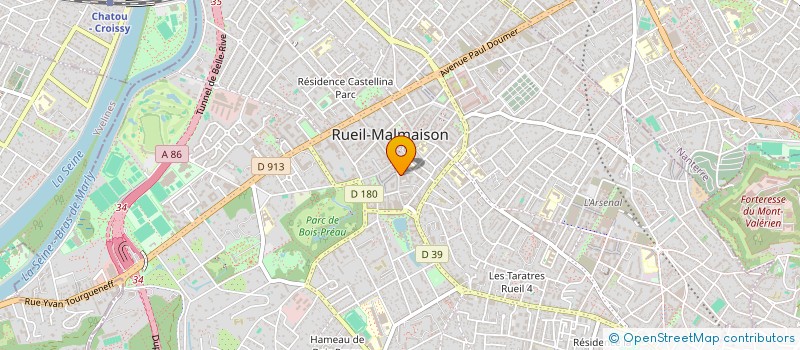 localisation de l'entreprise SV CONSULTING à RUEIL MALMAISON