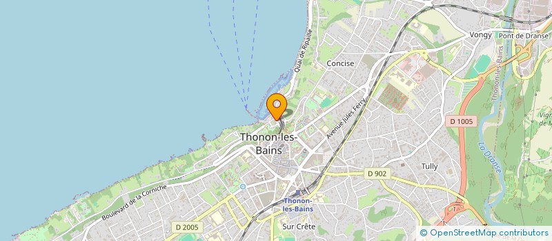localisation de l'entreprise SV CONSULTING à THONON-LES-BAINS