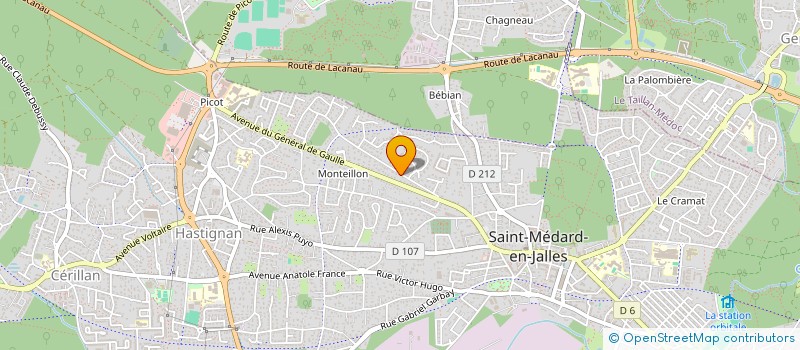 localisation de l'entreprise SV CONSULTING à SAINT-MEDARD-EN-JALLES