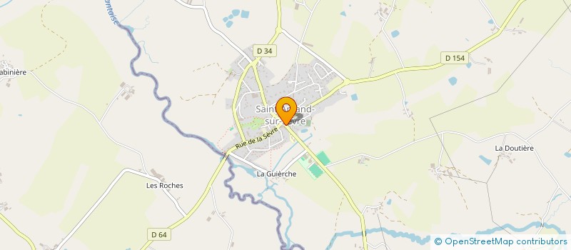localisation de l'entreprise SV COUVERTURE 79 à SAINT-AMAND-SUR-SEVRE