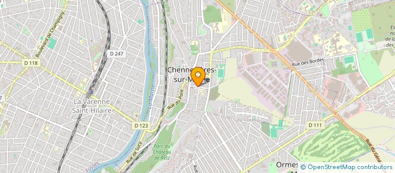 localisation de l'entreprise SV CREDIT à CHENNEVIERES-SUR-MARNE