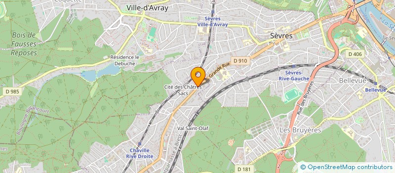 localisation de l'entreprise SV CREDITS à CHAVILLE