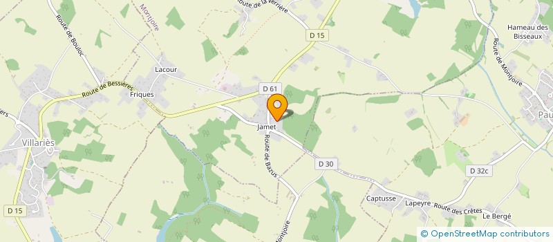 localisation de l'entreprise SV DESIGN  MONTJOIRE