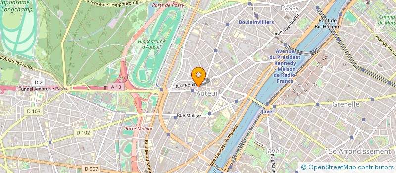 localisation de l'entreprise SV DESIGN ET CREATION à NEUILLY-SUR-SEINE