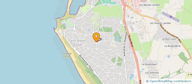 localisation de l'entreprise SV DEVELOPPEMENT à SAINT-BREVIN-LES-PINS