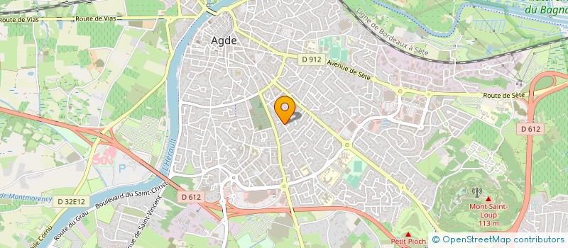 localisation de l'entreprise SV FRANCE  AGDE