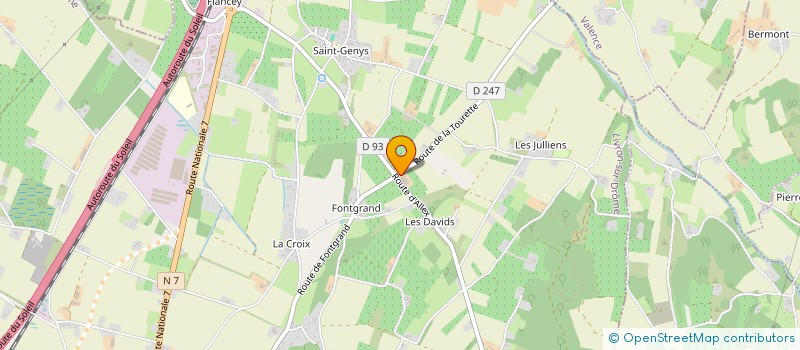 localisation de l'entreprise SV GESTION26  LIVRON-SUR-DROME