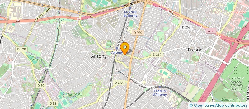 localisation de l'entreprise SV HOLDING à ANTONY