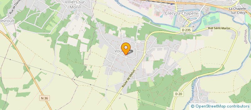 localisation de l'entreprise SV IMMO  VOULANGIS