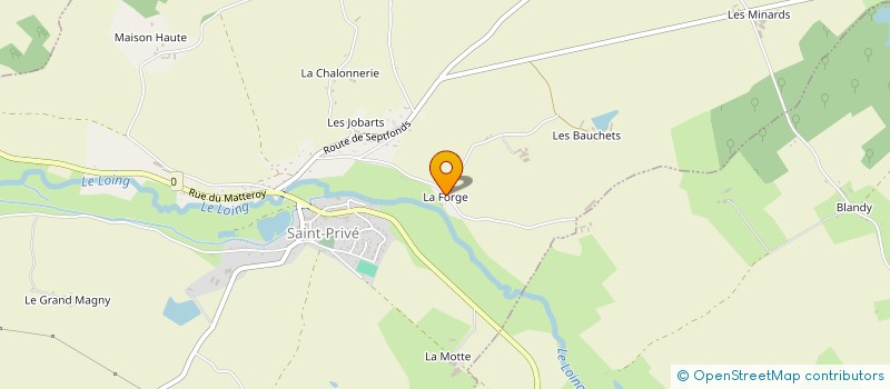 localisation de l'entreprise SV IMMO  SAINT-PRIVE