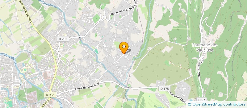 localisation de l'entreprise SV IMMO  L'ISLE-SUR-LA-SORGUE