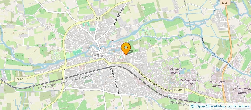 localisation de l'entreprise SV IMMO  LE THOR