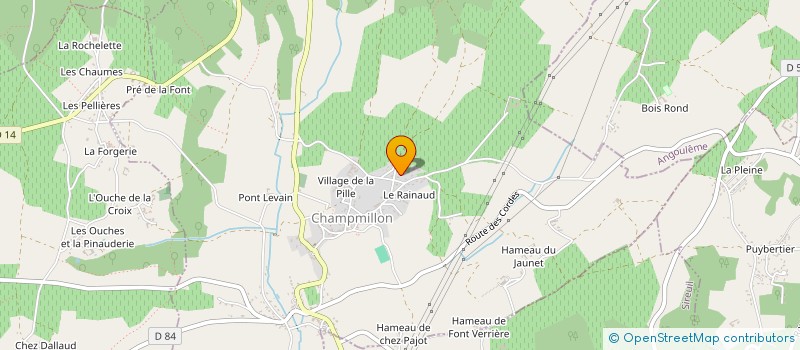 localisation de l'entreprise SV IMMOBILIER à ASNIERES-SUR-NOUERE