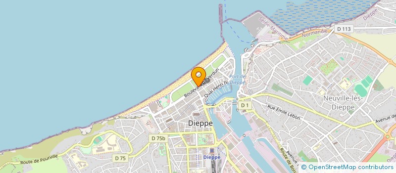 localisation de l'entreprise SV IMMOBILIER à DIEPPE