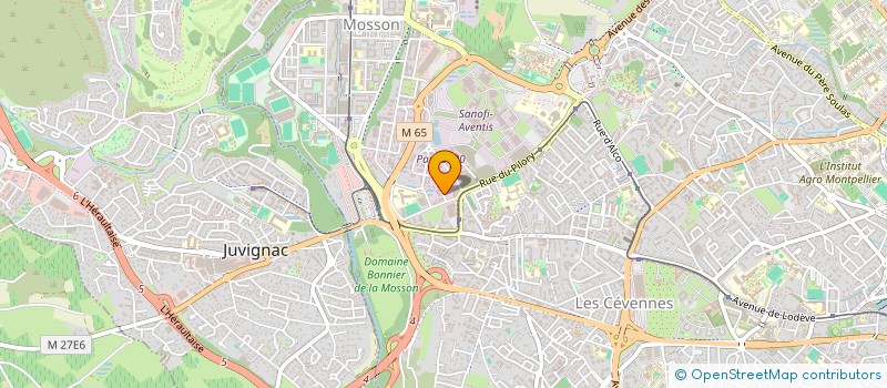 localisation de l'entreprise SV INGENIERIE  MONTPELLIER