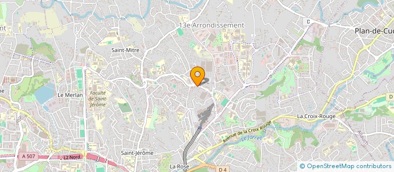 localisation de l'entreprise SV INVEST à MARSEILLE