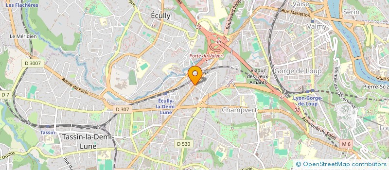 localisation de l'entreprise SV INVEST à TASSIN-LA-DEMI-LUNE