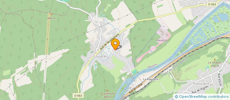 localisation de l'entreprise SV INVEST  LOUGRES