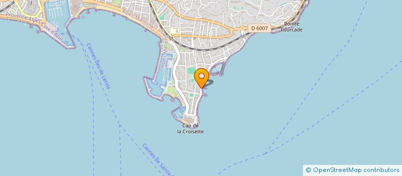 localisation de l'entreprise SV INVESTISSEMENT à CANNES
