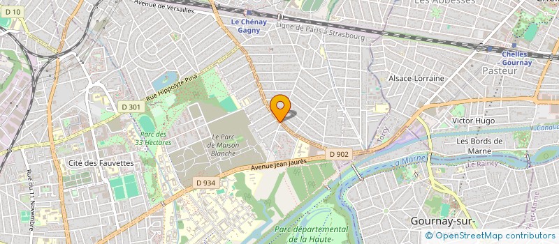 localisation de l'entreprise SV INVESTISSEMENTS à NEUILLY-SUR-MARNE