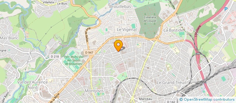 localisation de l'entreprise SV KONEKTIS à LIMOGES