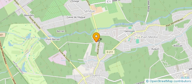 localisation de l'entreprise SV LEASE à LE PIAN-MEDOC