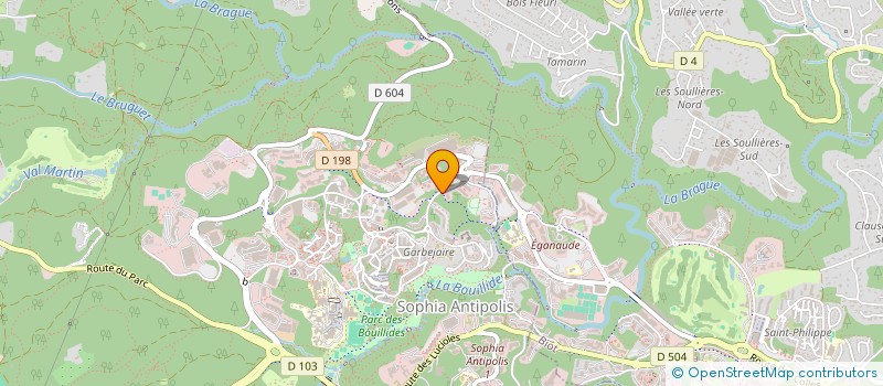 localisation de l'entreprise SV LES MINIMES à VALBONNE