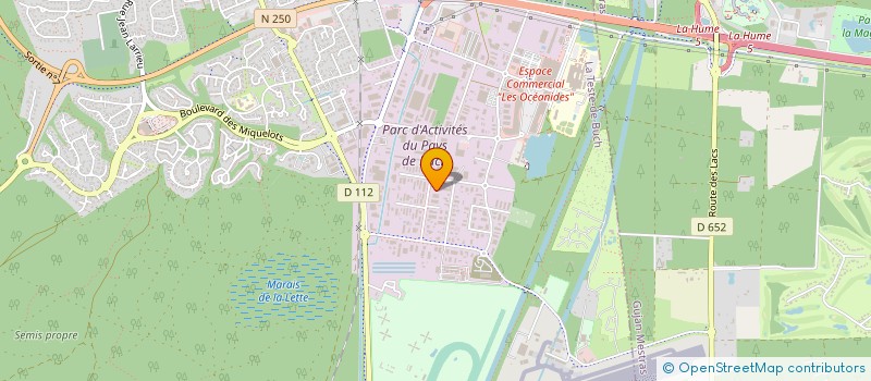 localisation de l'entreprise SV LOCATENTE  LA TESTE-DE-BUCH