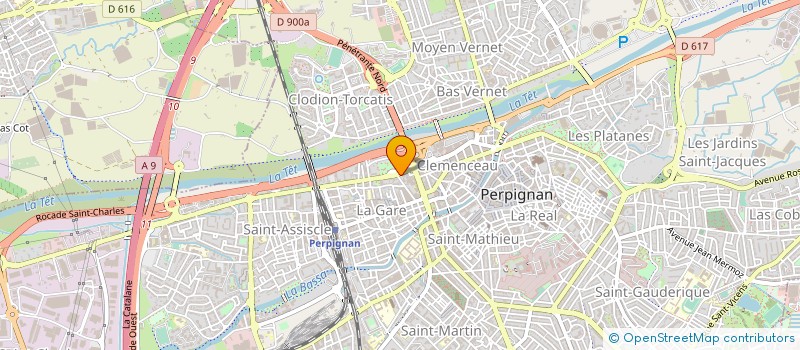 localisation de l'entreprise SV MED à PERPIGNAN