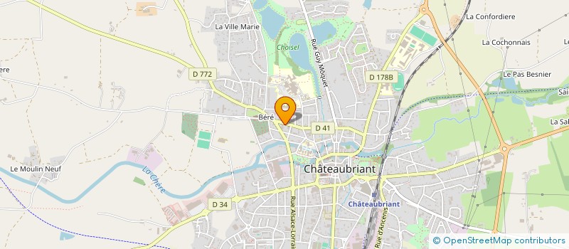 localisation de l'entreprise SV MEGAPOSE à CHATEAUBRIANT