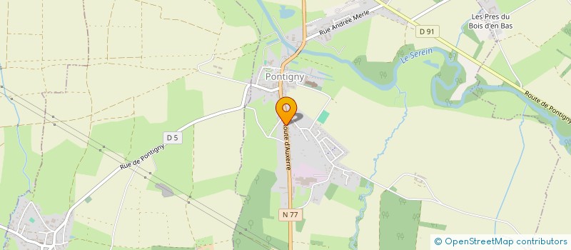 localisation de l'entreprise SV MICHELET  MONTIGNY-LA-RESLE