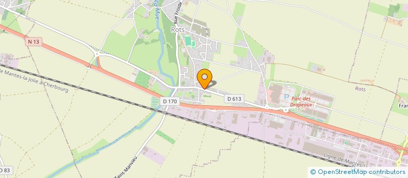 localisation de l'entreprise SV MIROITERIE  ROTS