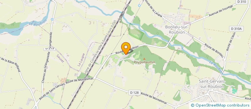 localisation de l'entreprise SV NATURE  BONLIEU-SUR-ROUBION