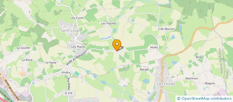 localisation de l'entreprise SV NOYEL  VINDRY-SUR-TURDINE