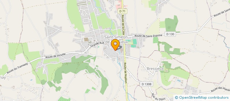 localisation de l'entreprise SV PARE BRISE  SAINT-SIMEON-DE-BRESSIEUX