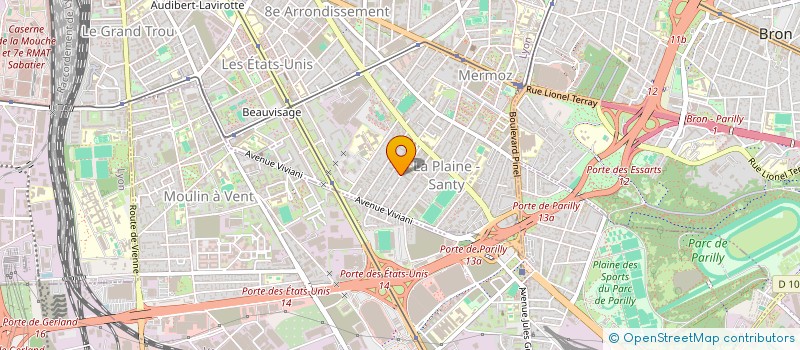 localisation de l'entreprise SV PEINTURE à LAGNIEU