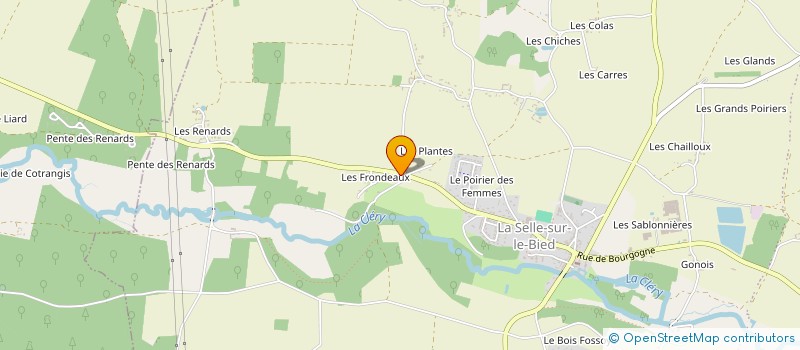 localisation de l'entreprise SV PLOMBERIE CHAUFFAGE à LA SELLE-SUR-LE-BIED
