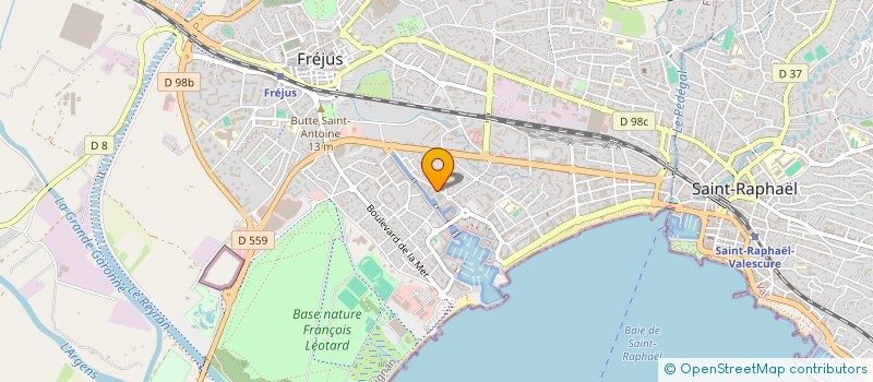 localisation de l'entreprise SV PROD à FREJUS