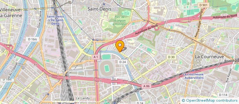 localisation de l'entreprise SV RENOV à SAINT-DENIS