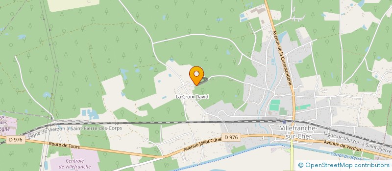 localisation de l'entreprise SV REVETEMENTS  VILLEFRANCHE-SUR-CHER