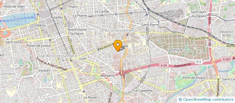 localisation de l'entreprise SV SANDRINE à MARSEILLE