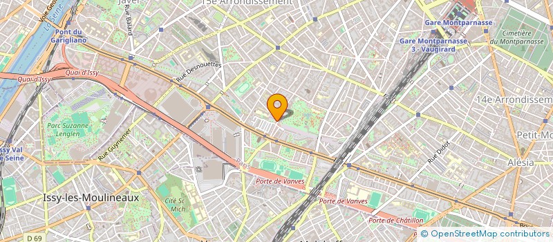 localisation de l'entreprise SV SARL  PARIS