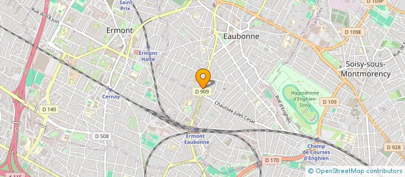 localisation de l'entreprise SV VGARAGE à EAUBONNE