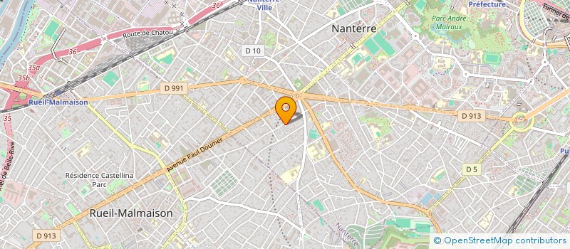 localisation de l'entreprise SV2A  NANTERRE