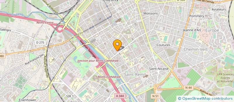 localisation de l'entreprise SV2B  EPERNAY