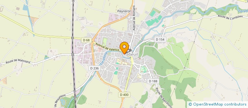 localisation de l'entreprise SV2C à CHABEUIL