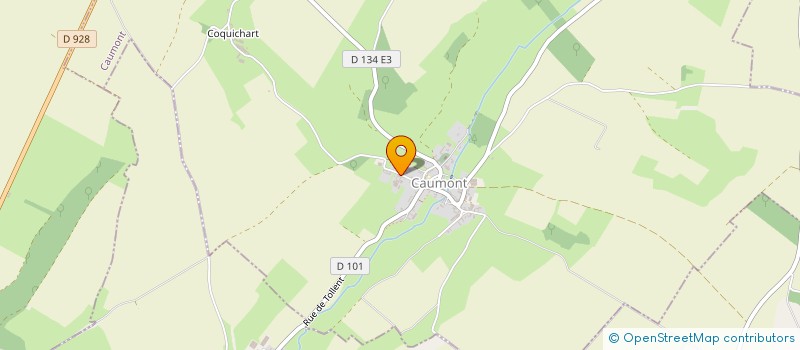 localisation de l'entreprise SV2M  CAUMONT